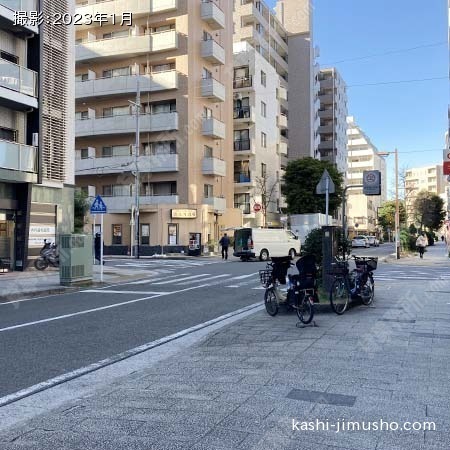 前面道路