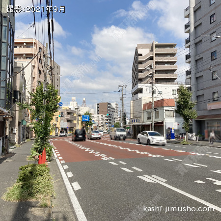 前面道路