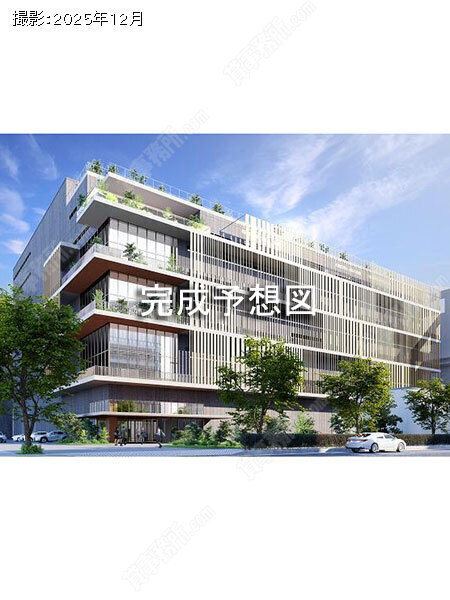 (仮称)YBP新棟ラボの外観